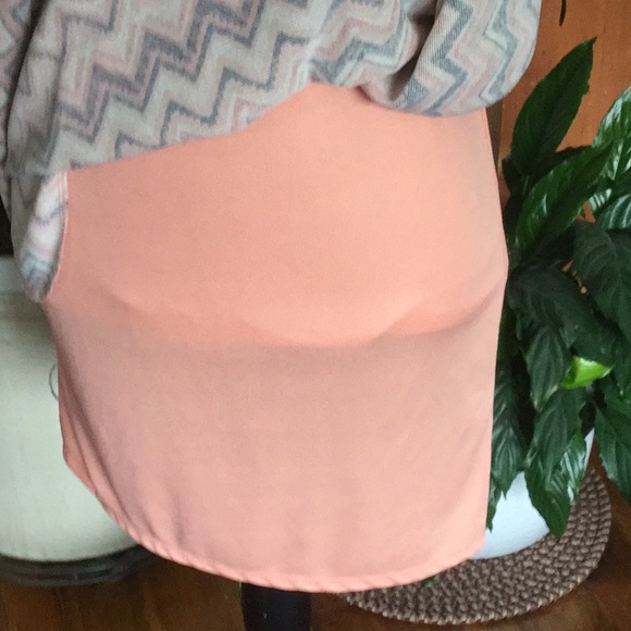 Red Camel Zig Zag Print Dress - Picture 4 of 4